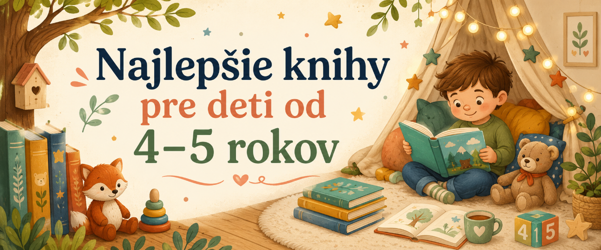 Cover článku Najlepšie knihy pre deti od 4–5 rokov