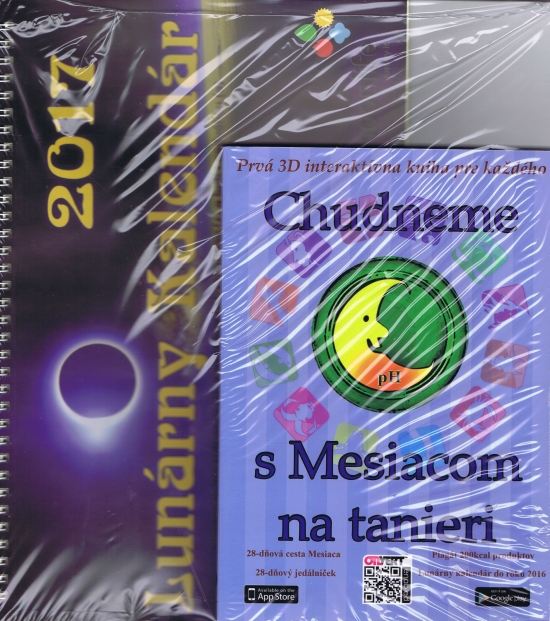 Obrázok Komplet 2017-Chudneme s mesiacom na tanieri+Lunárny kalendár 2017