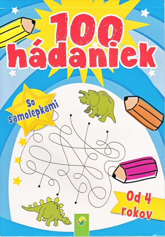 Obrázok 100 hádaniek so samolepkami - 2 (modrá)