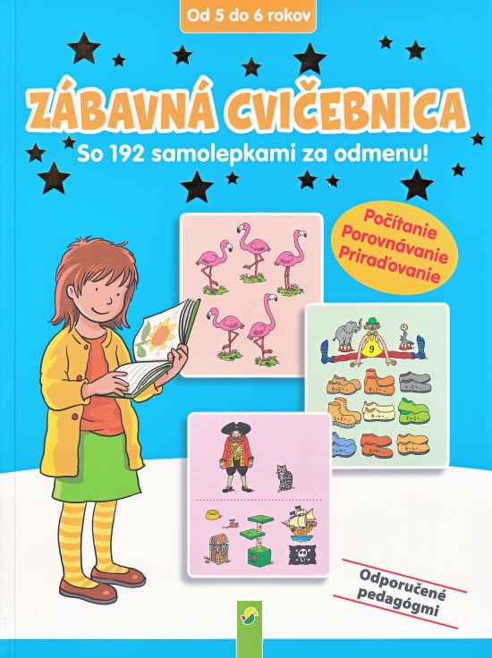 Obrázok Zábavná cvičebnica (od 5 do 6 rokov) Počítanie, Porovnávanie, Priraďovanie