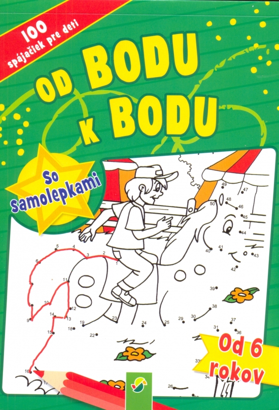 Obrázok Od bodu k bodu-od 6 rokov( zelena)