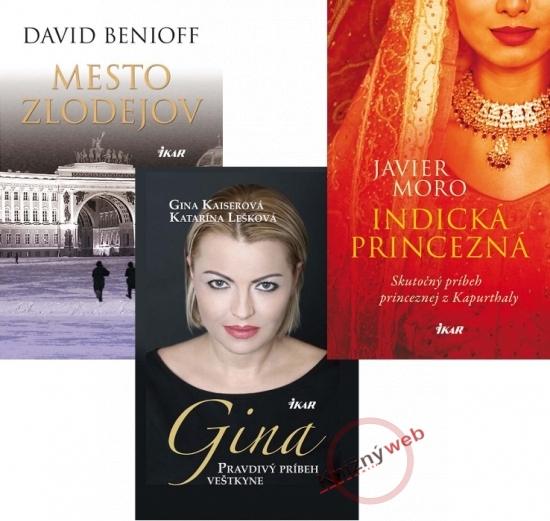 Obrázok 3za2 - Indická princezná + Mesto zlodejov + Gina
