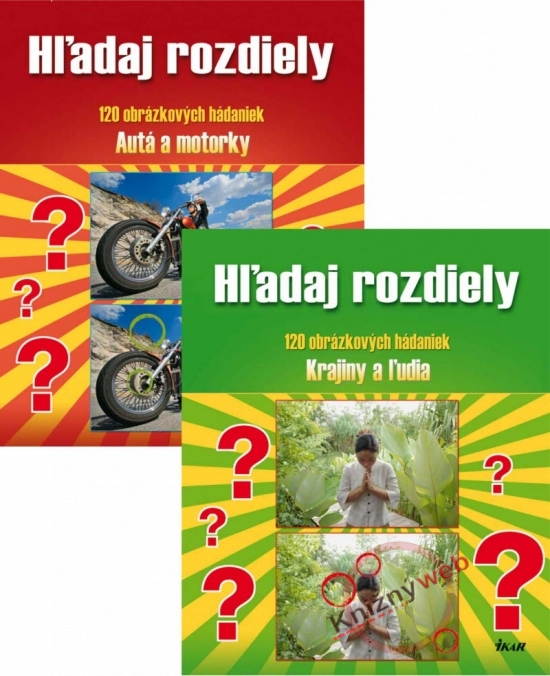 Obrázok Nájdi rozdiely: Krajiny a ľudia + Autá a motorky KOMPLET