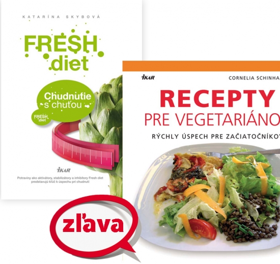 Obrázok Fresh diet+Recepty pre vegetariánov KOMPLET
