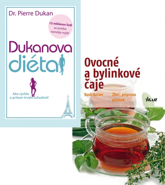 Obrázok Dukanova diéta+Ovocné a bylinkové čaje KOMPLET