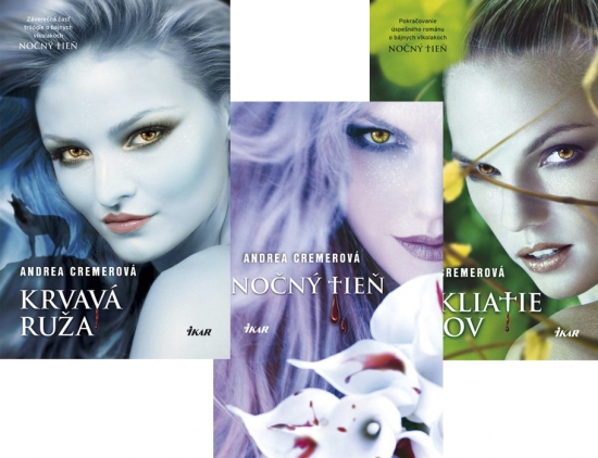 Obrázok Krvavá ruža + Nočný tieň + Prekliatie vlkov KOMPLET