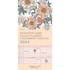 Obrázok 2024 Floral Family Planner