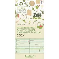 Obrázok 2024 Green Vibes Family Planner