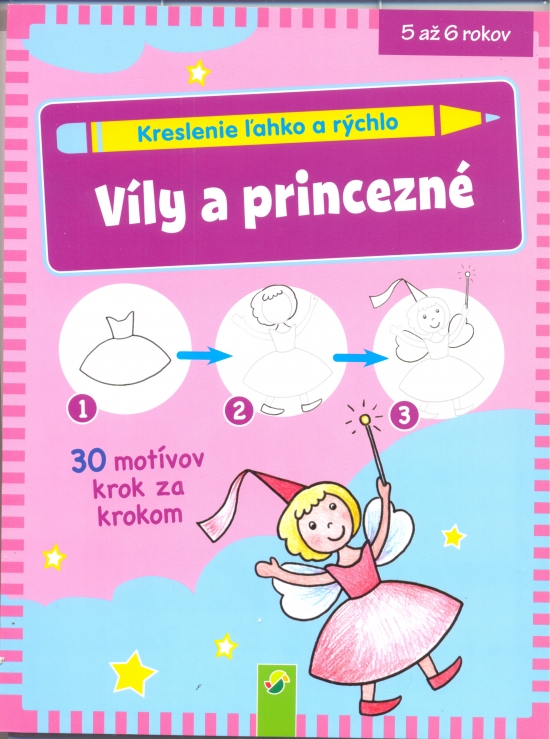 Obrázok Víly a princezné - Kreslenie ľahko a rýchlo