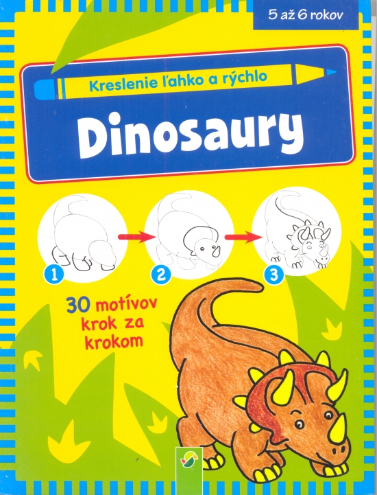 Obrázok Dinosaury - Kreslenie ľahko a rýchlo