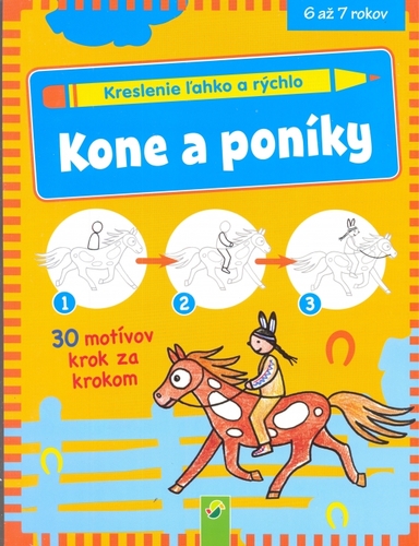 Obrázok Kone a poníky - Kreslenie ľahko a rýchlo