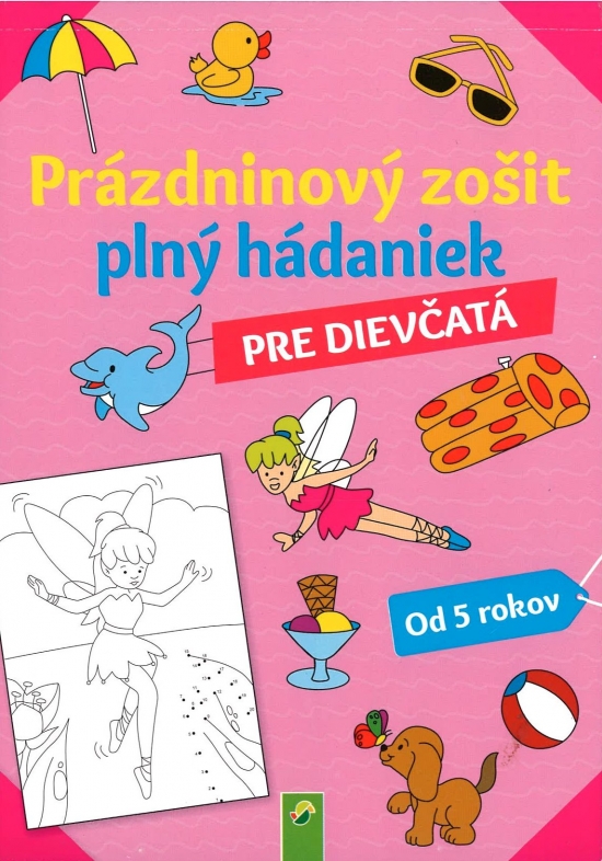 Obrázok Prázdninový zošit plný hádaniek - pre dievčatá