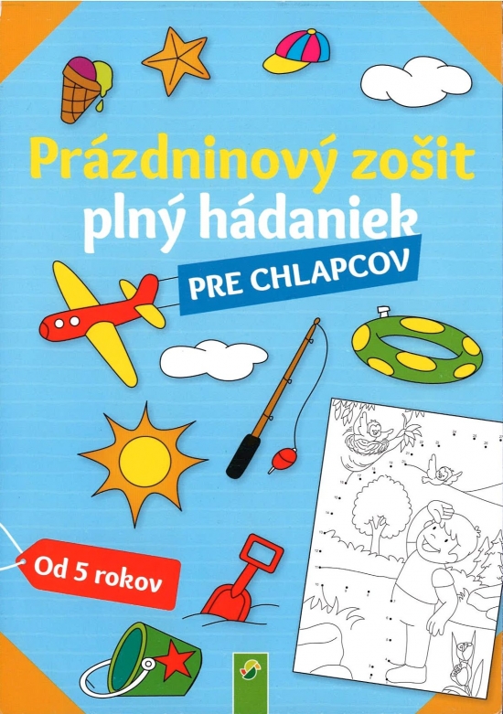 Obrázok Prázdninový zošit plný hádaniek pre chlapcov