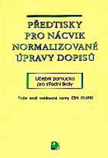 Obrázok Předtisky pro nácvik normalizované úpravy dopisů