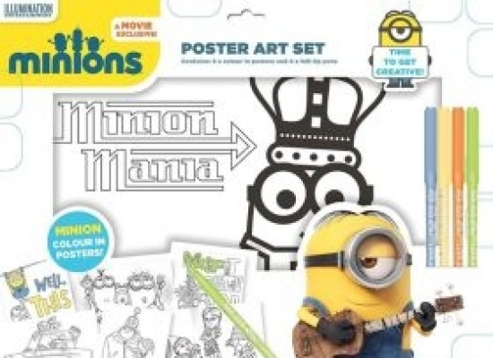 Obrázok Omalovánky Mimoňové + fixy 1.