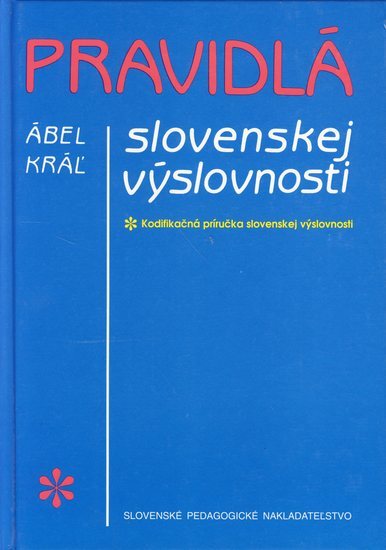 Obrázok Pravidlá slovenskej výslovnosti
