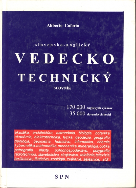Obrázok Slovensko-anglický vedecko-technický slovník