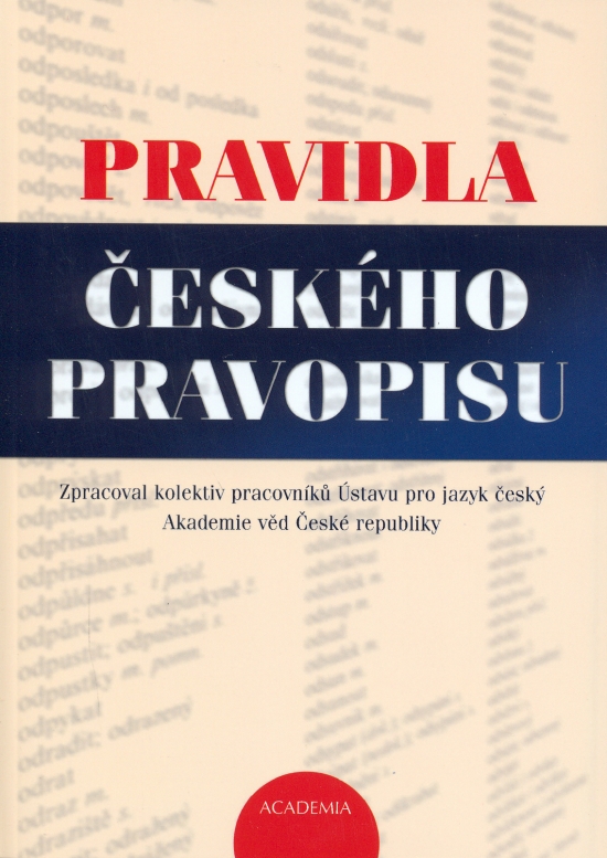 Obrázok Pravidla českého pravopisu - brož.