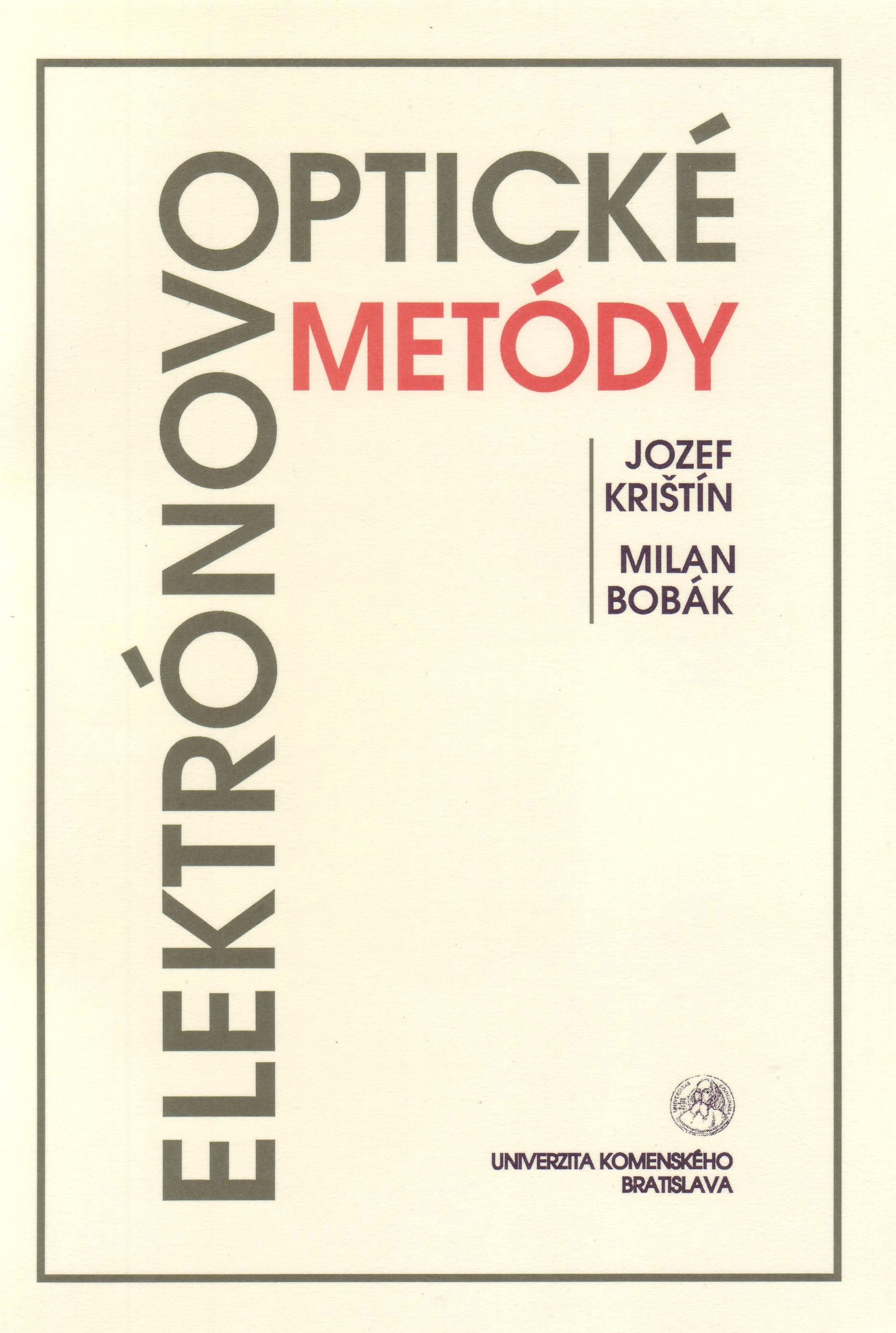 Obrazok Elektrónovooptické metódy