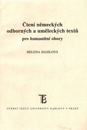 Obrázok Čtení německých odborných a uměleckých textů pro humanitní obory