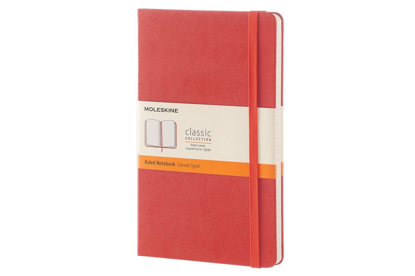 Obrázok Moleskine: Zápisník tvrdý linkovaný oranžový L