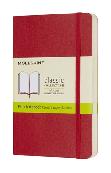 Obrázok Moleskine: Zápisník měkký čistý červený S