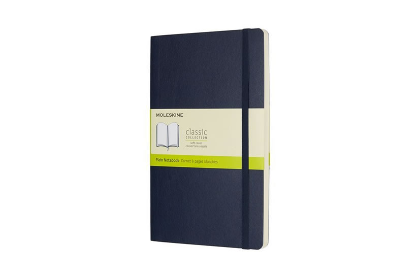 Obrázok Moleskine: Zápisník měkký čistý modrý L