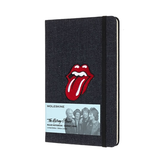 Obrázok Moleskine: Rolling Stones zápisník L Denim/linkovaný