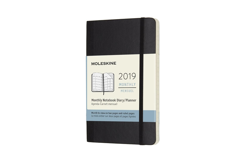 Obrázok Moleskine: Měsíční diář 2019 měkký S