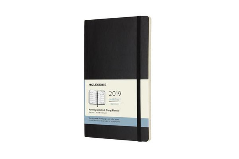 Obrázok Moleskine: Měsíční diář 2019 měkký L