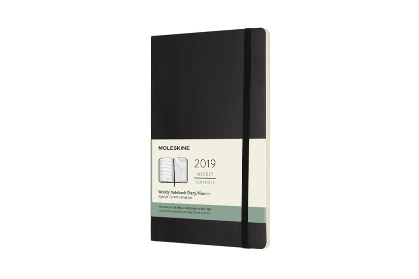 Obrázok Moleskine: Plánovací zápisník 2019 měkký černý L