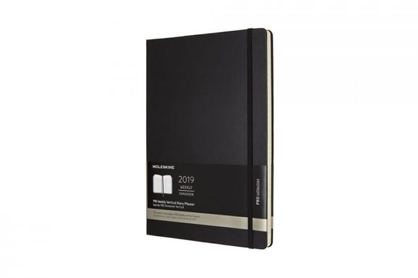 Obrázok Moleskine: Vertikální diář 2019 tvrdý A4