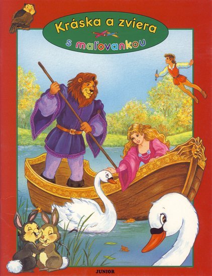 Obrázok Kráska a zviera s maľovankou
