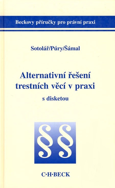 Obrazok Alternativní řešení trestních věcí v praxi s disketou