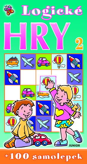 Obrázok Logické hry 2 - zelená + 100 samolepek
