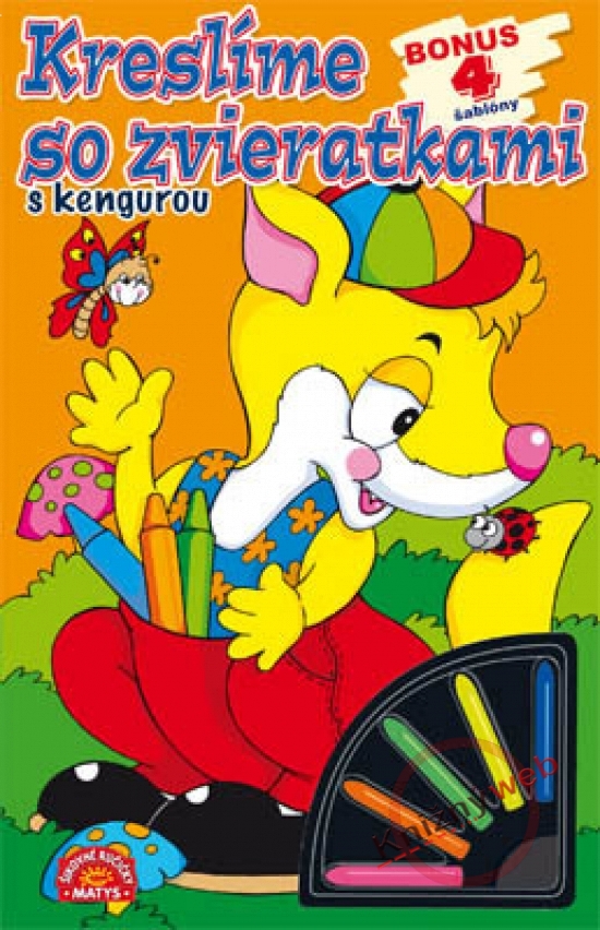 Obrázok Kreslíme so zvieratkami - s kengurou