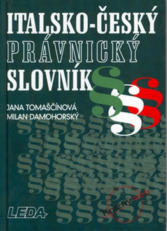 Obrázok Italsko-Český právnický slovník
