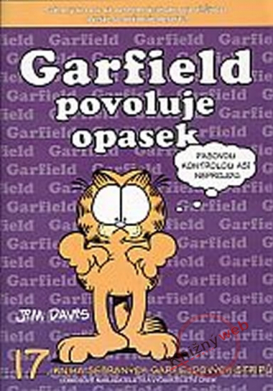 Obrázok Garfield povoluje opasek (č.17)