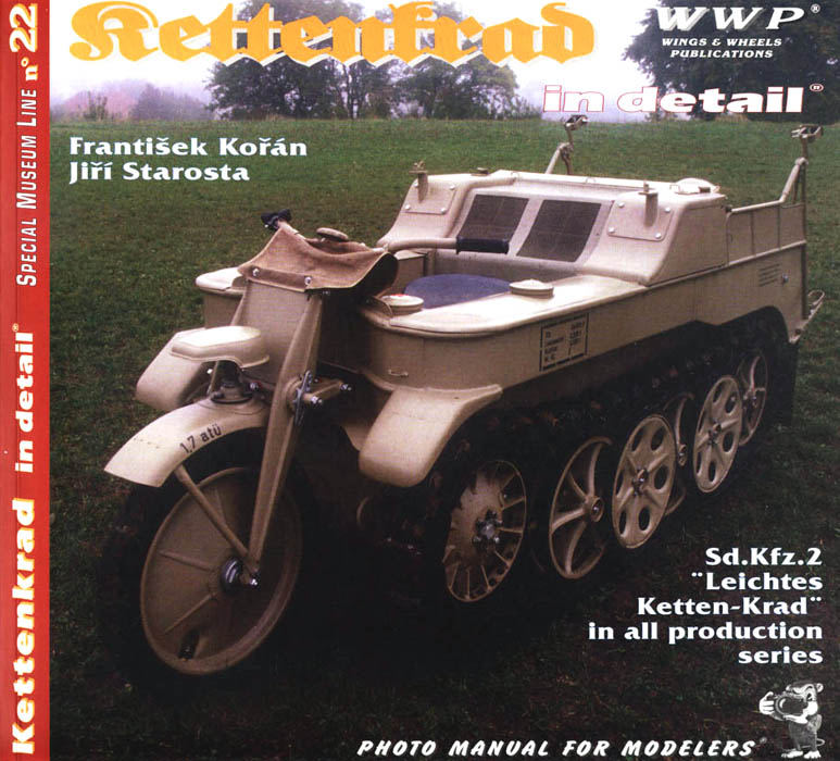 Obrazok Kettenkrad in detail - Sd.Kfz.2 "Leichtes Ketten Krad" in all production series