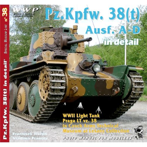 Obrazok Red 38. Pz. Kpfw. 38(t) Ausf. A-D in detail