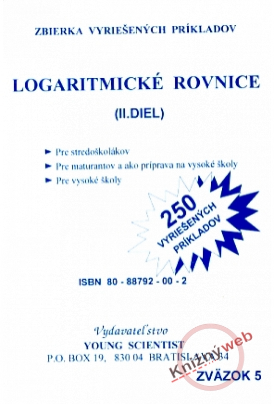 Obrázok Logaritmické rovnice II.diel