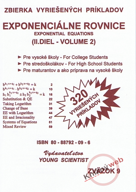 Obrázok Exponenciálne rovnice /Exponential equations - II. diel