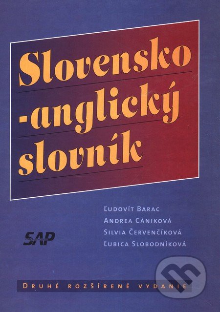 Obrazok Slovensko-anglický slovník - Druhé rozšírené vydanie