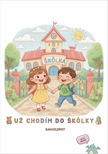 Obrazok Už chodím do škôlky - Samolepky - Až 770 nálepiek