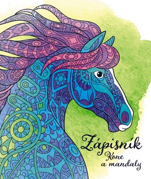 Obrázok Zápisník - Kone a mandaly 