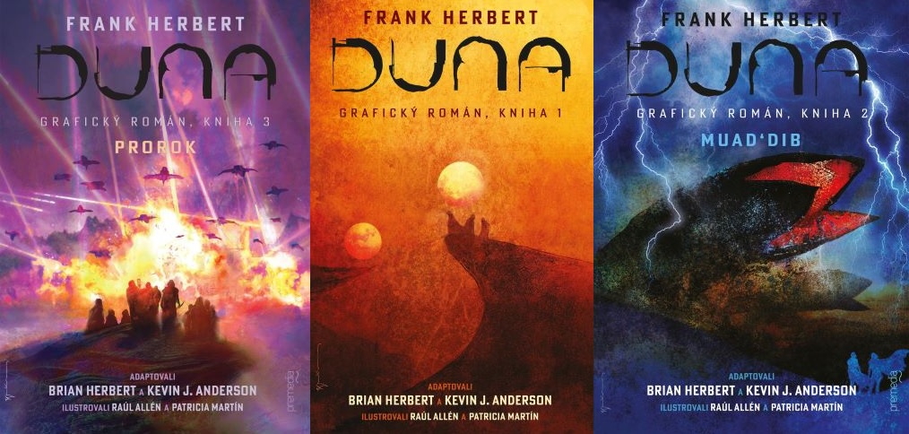 Obrazok Kolekcia kníh DUNA grafický román Frank Herbert - ( komplet )
