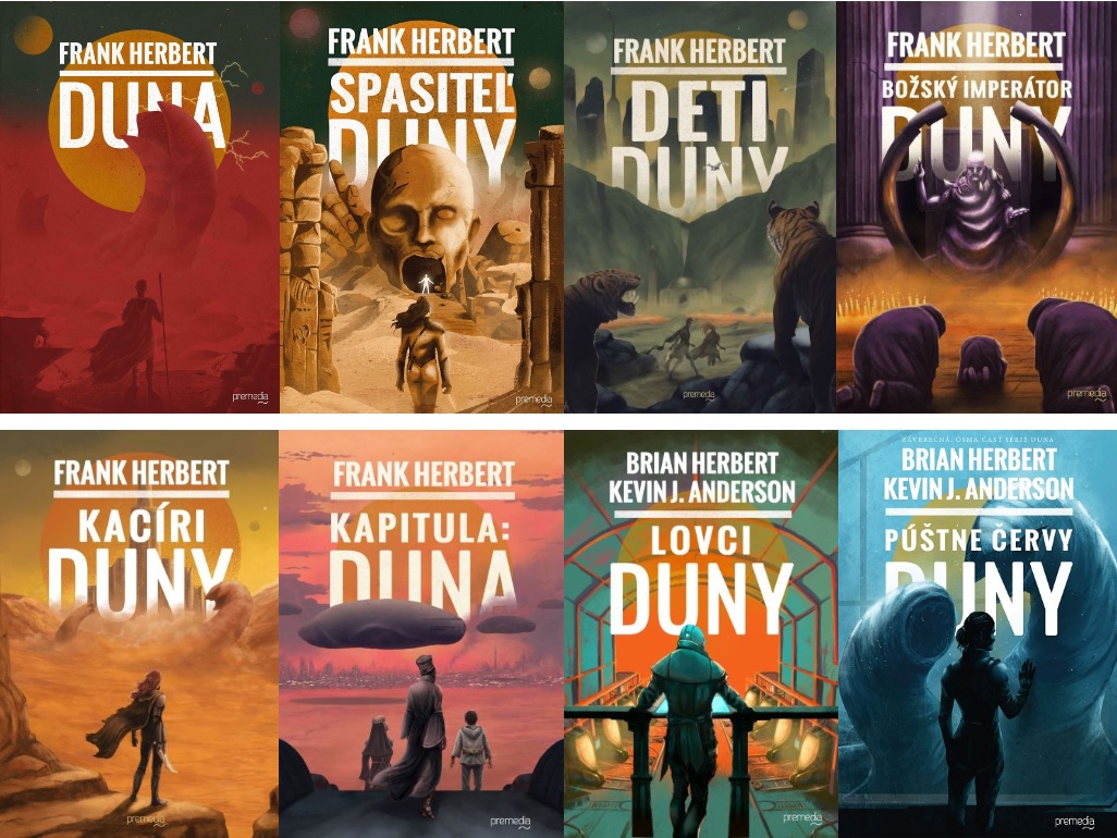 Obrazok Kolekcia kníh DUNA Frank Herbert - 8 kníh