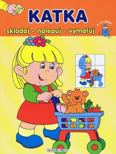 Obrázok Katka - skladaj - nalepuj - vymaľuj
