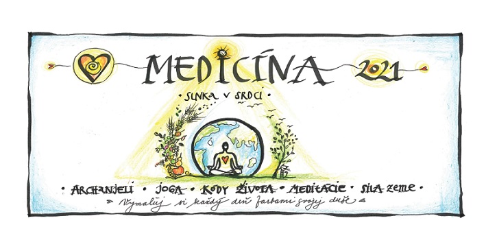 Obrazok Medicína Slnka v Srdci - Stolový kalendár 2021
