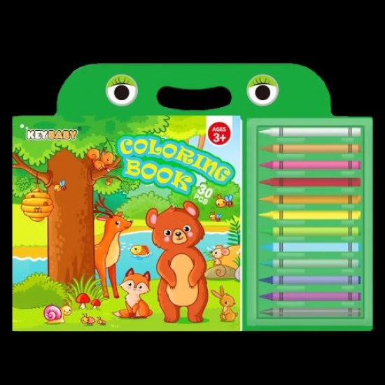 Obrázok Zvieratká - maľovanka s voskovkami